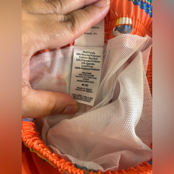 Boys Swim Trunks Orange Alligator
Print Elastic Waist M-8 Wonder
Nation - Picture 4 of 5